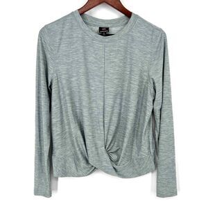 Mountain Isles Top XL Moisture Wicking Twist Knot Long Sleeve NWT
